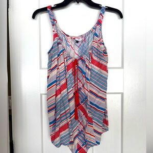Cabi 5230 All Aboard Nautical Tank Tassel Top Sz M